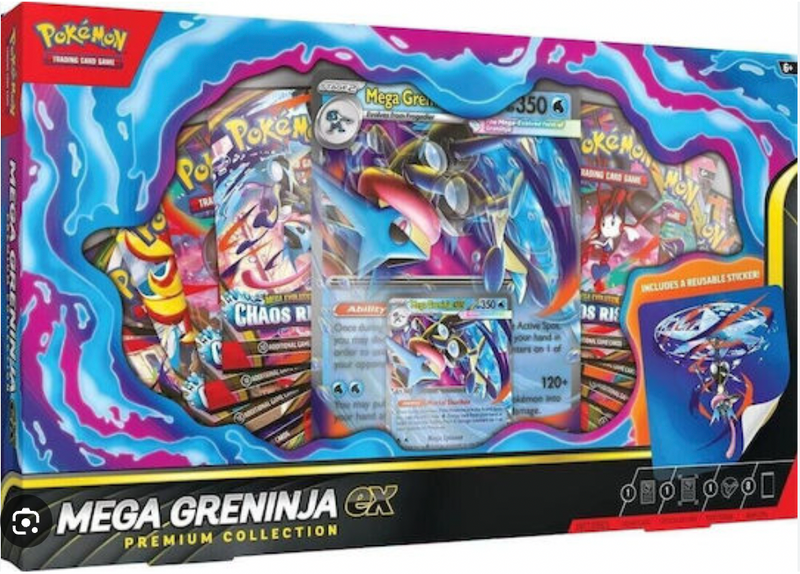 Pokémon Mega Greninja Ex Premium Collection Box (English)